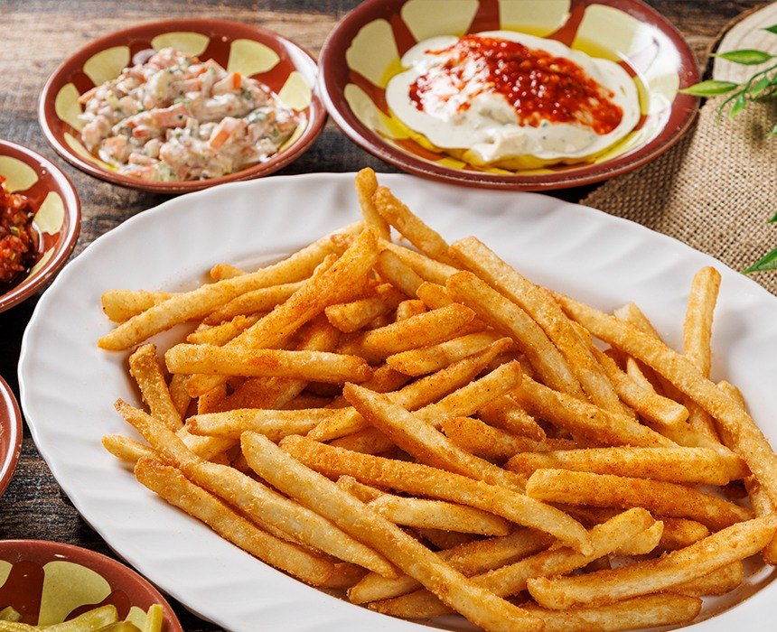 Golden french fries